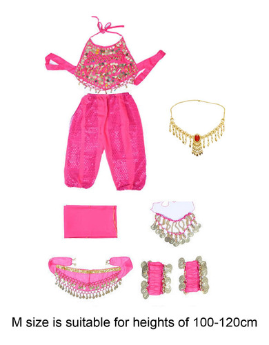 Conjunto De Trajes De Danza Del Vientre Para Niños, Traje