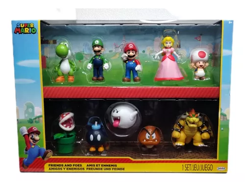 Nintendo - Super Mario - Super Mario: Set de 5 figuras variadas de 6,5 cm ㅤ, Misc Action Figures