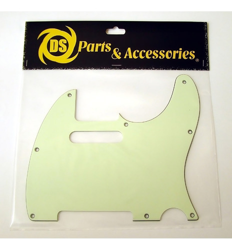 Pickguard Guitarra Telecaster 3 Capas Ds Parts Verde Menta