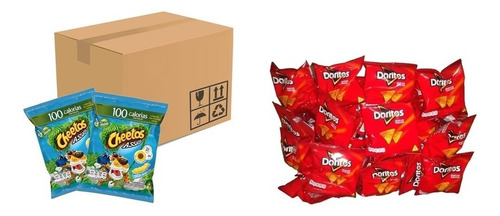 Doritos + Fandangos + Cheetos Caixa C/ 120un Total