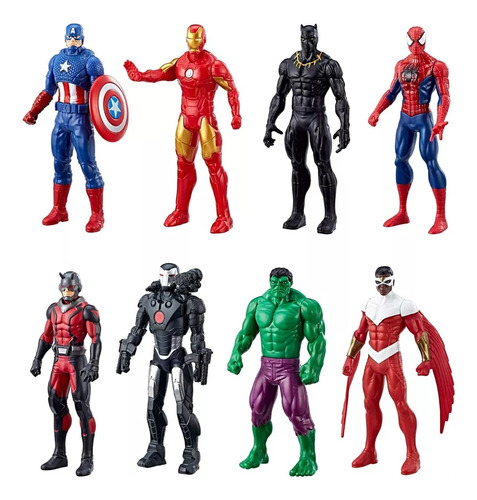 Marvel, Avengers Figuras De Acción 8 Pzs 