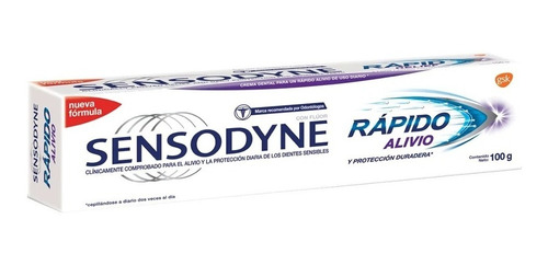 Sensodyne Pasta Dental Rapido Alivio X100 G