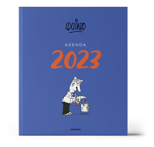 Agenda Quino 2023 Encuadernada Azul