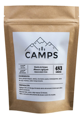 Comida Liofilizada Camps Foods - Mix X30 Unid