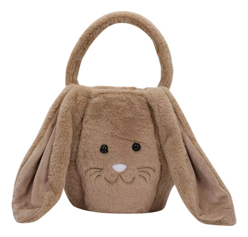 Cesta De Peluche Con Forma De Conejo De Pascua Para Cazar Hu