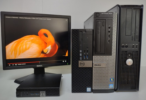 Imagem 7 de 7 de Kit Computador Dell Core 2 Duo + Monitor 15+mouse+teclado
