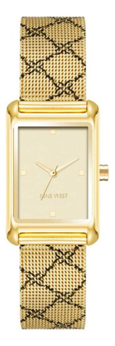 Nine West ® Reloj De Mano De Malla Para Mujer Nw/2832chgb Dh