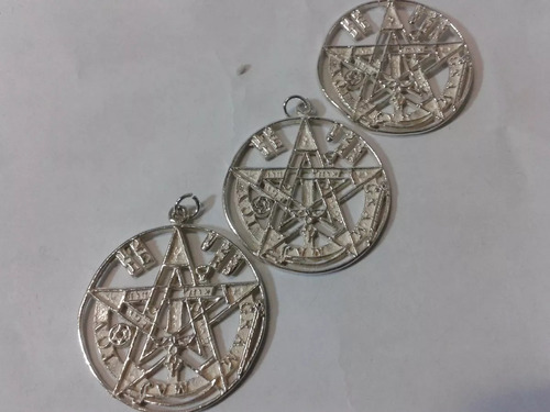 75 Se Vende Medalla De 5 Puntas O El Tetragramaton En Plata