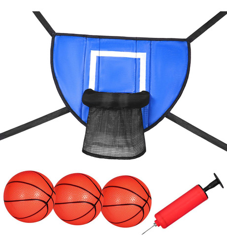 A Mini Aro De Baloncesto For Trampolín Con Marco