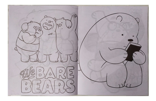 Osos Escandalosos Bears Paq 20 Libros Colorear Iluminar Bare