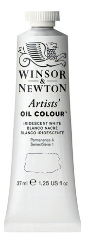 Pintura al óleo Winsor & Newton Artist de 37mL - blanco irid s-1 no 330