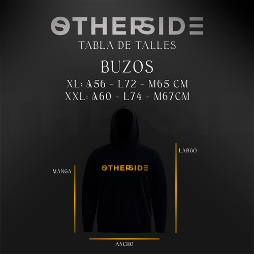 Imagen 3 de 3 de Buzo Oversize Negro Canguro Frizado Unisex Hoodie Aesthetic