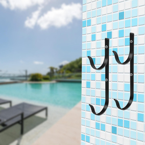 New.. Juego De Soportes De Aluminio Para Piscina, Postes