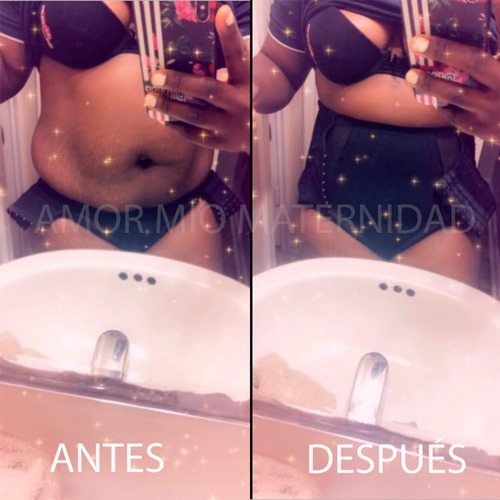 Imagen 6 de 10 de Panty Faja Modeladora Postparto Levanta Pompa Maternidad