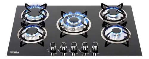 comprar Parrilla Estufa De Lujo Premium Empotrable 5 Quemadores Gas