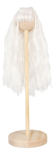 Peruca Encaracolada De Boneca Branca, Cabelo Artificial De S