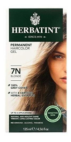 Herbatint Permanent Herbal Haircolour Gel 7n Blonde - 135 Ml