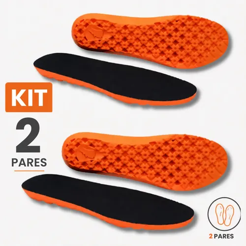 Kit 2 Pares Palmilha Ortopédica Tênis Sapatênis Bota Coturno