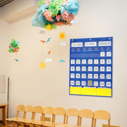 Calendário Gráfico De Bolso Calendário De Parede Escola