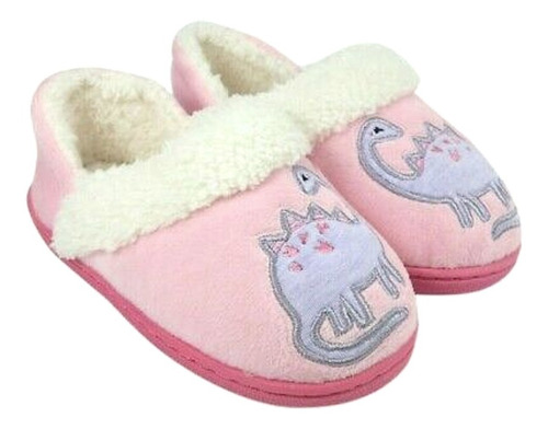 Babuchas Pantuflas Rosadas Niña Dinosaurio Wonder Nation