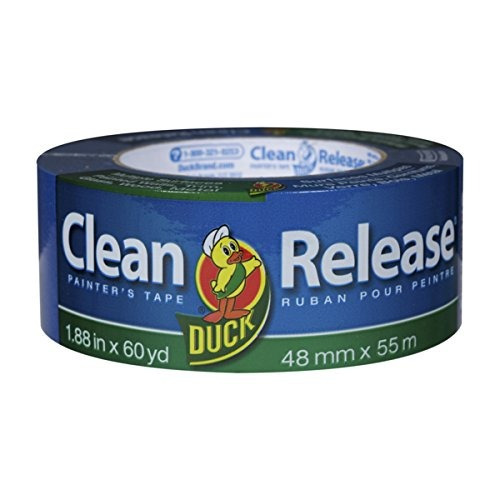 Duck Tape Limpio Liberación Azul Del Pintor, De 2 Pulgadas (