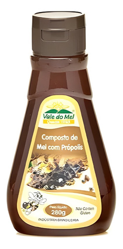 Mel Com Própolis Mel Puro 100% Natural Certificado 280g