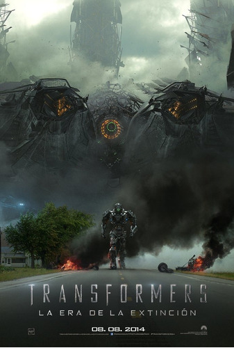 Poster  Original Cine: Transformers - La Era De La Extinción