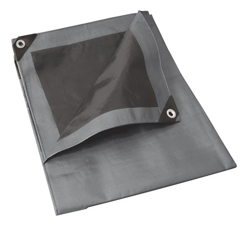 Lona De Polietileno Reforzada Gris 7 X 10 M Surtek