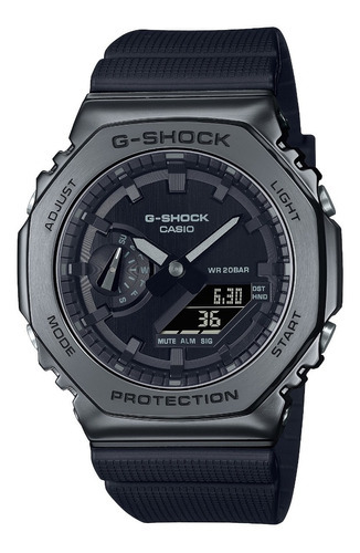 Reloj Casio G-shock Gm-2100bb Color de la correa Negro