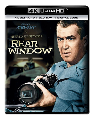 Hitchcock Rear Window Blu-ray 4k Ultra Hd Nuevo Original 