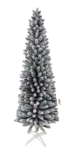 Árbol Navideño Lápiz - Pino Suizo Nevado 1,80 Mts