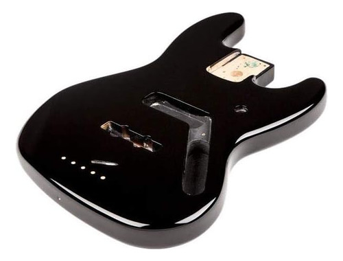 Cuerpo De Bajo Fender Standard Series Jazz, Aliso, Negro