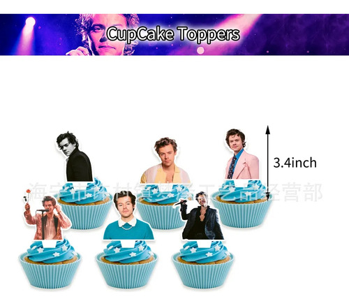Set Cotillón Cumpleaños Harry Styles - Envío Gratis