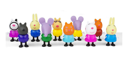 Amigos Pepa Pig Set 10 Figuras