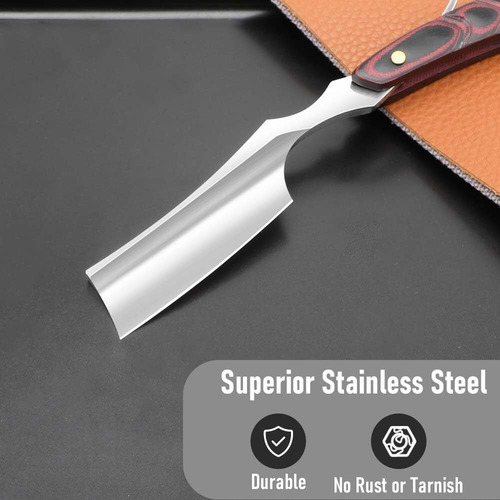 Razor Profesional De Borde Recto, Navaja De Afeitar Recta