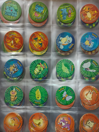 Colección Tazos Pokémon 1 Y 2  151/151