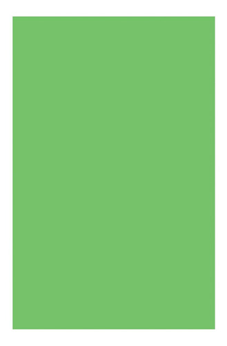 Lamina Plastico Para Arte 11 X 17  Color Verde Fluorescente