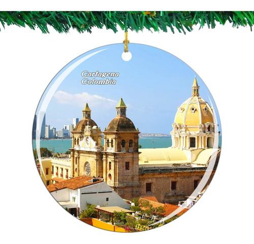 Colombia Walled City Of Cartagena Adorno Navidad