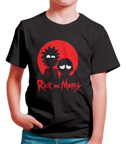 Polo Niño Rick Y Morty Red (d1660 Boleto.store)