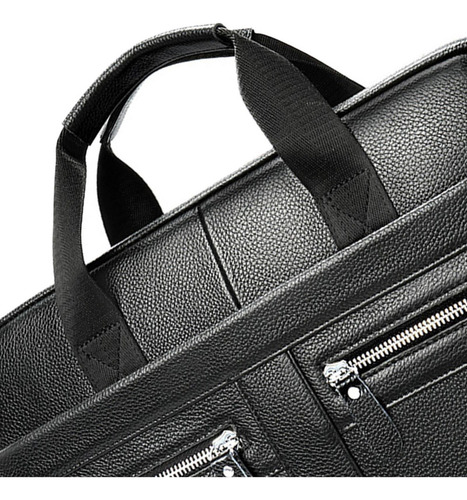 Maletín De Cuero Para Hombres Bolso Para Computadora