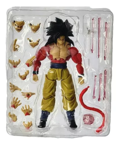 Estatua Goku ssj 4 Dragon ball action figure boneco super Sayajin