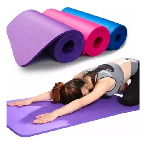 Mat De Yoga Alfombra Espesor 10mm Extra Resistente (gruesa)