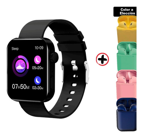 Smartwatch Nk20 Bluetooth + Auriculares Inalámbricos