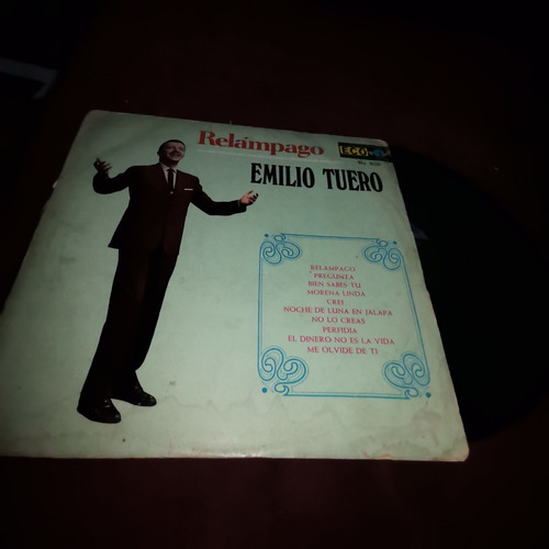 Relampago Lp Vinil Emilio Tuero 1969