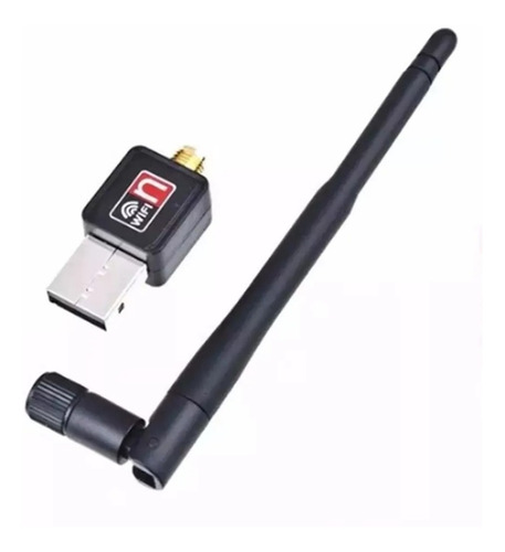 Adaptador Wireless Antena Wifi Usb Sem Fio 600 Mbps Pc