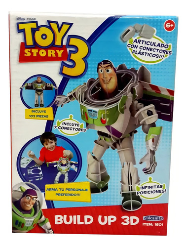 Puzzle 3d Toy Story 3 P/armar Buzz C/conectores 1601 Srj