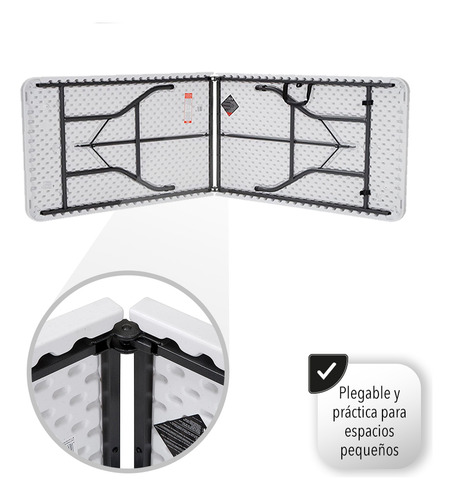 Mesa Portafolio Plegable 1.8m Estándar