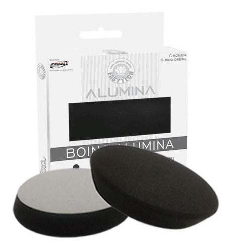 Boina De Espuma Preta Lustro Alumina 6 Polegadas Easytech