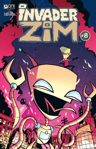 Invader Zim 8a, De Eric Trueheart., Vol. No Aplica. Editorial Kamite, Tapa Blanda, Edición No Aplica En Español, 2018