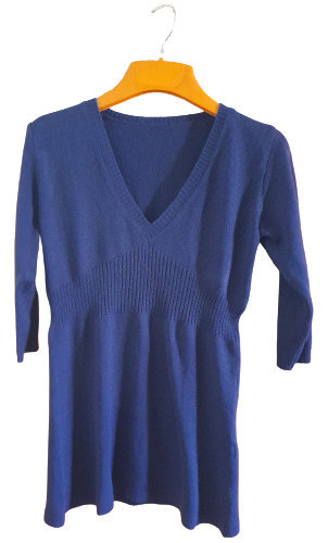 Sweater Largo Bremer M Mangas 3/4 Violeta 